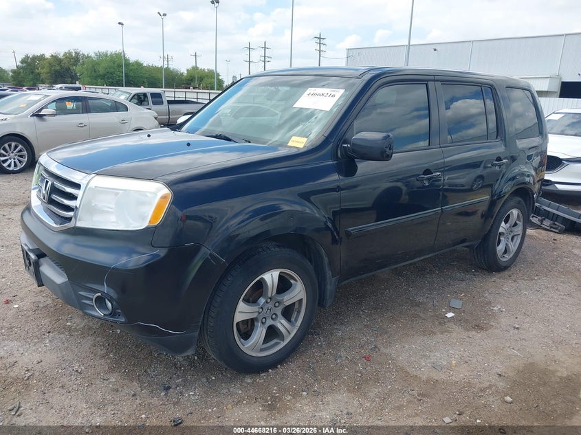2012 Honda Pilot 3.5 Ex-L Black Lot 111044668216 Vin 5FNYF3H77CB036830