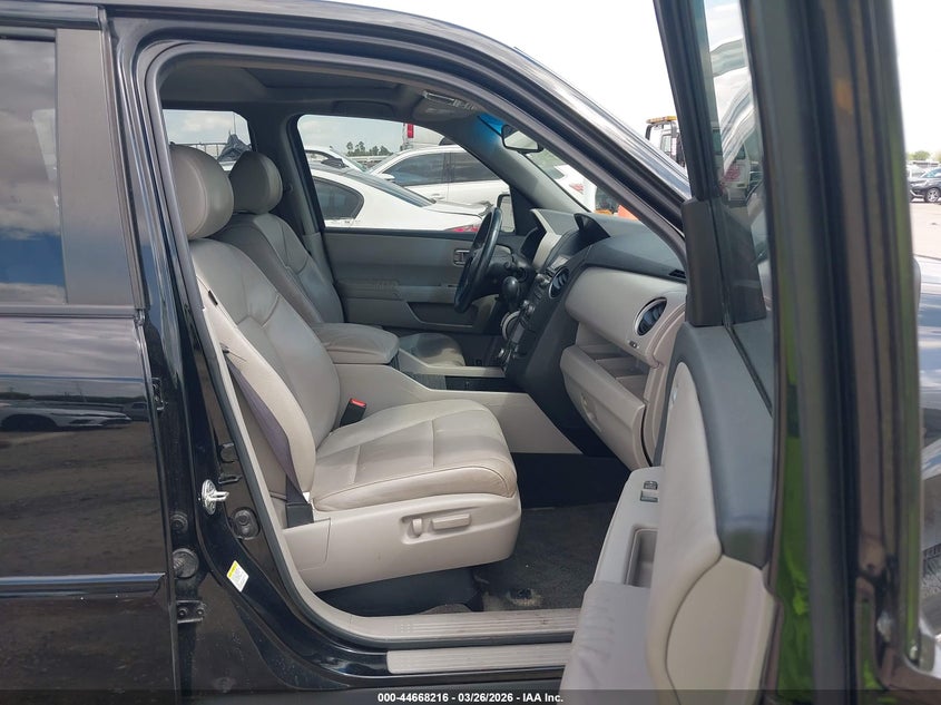 2012 Honda Pilot 3.5 Ex-L Black Lot 111044668216 Vin 5FNYF3H77CB036830