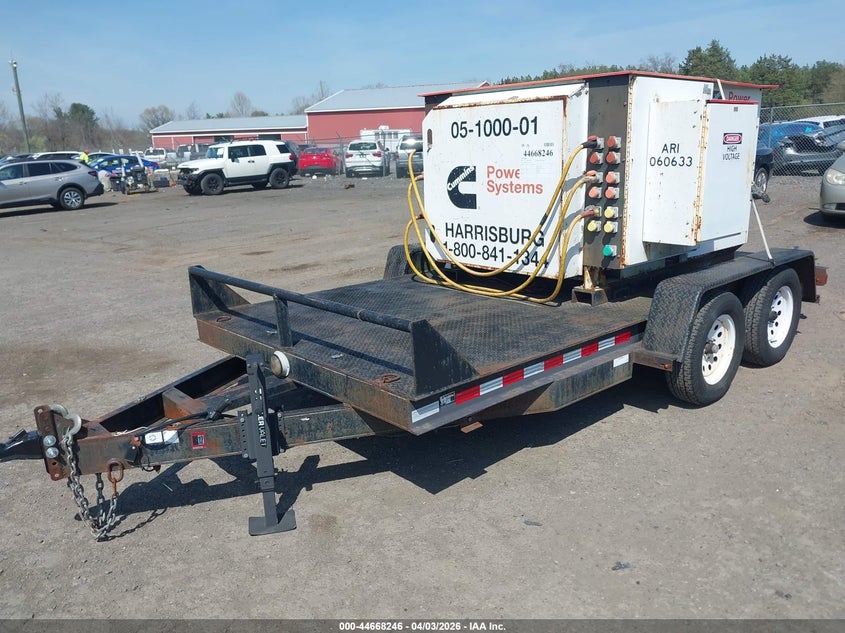 Vin: 4ymua1425av060633, lot: 45165357, trailer carry on 1000kw load 20102