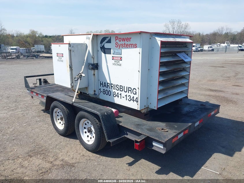 Vin: 4ymua1425av060633, lot: 45165357, trailer carry on 1000kw load 20103