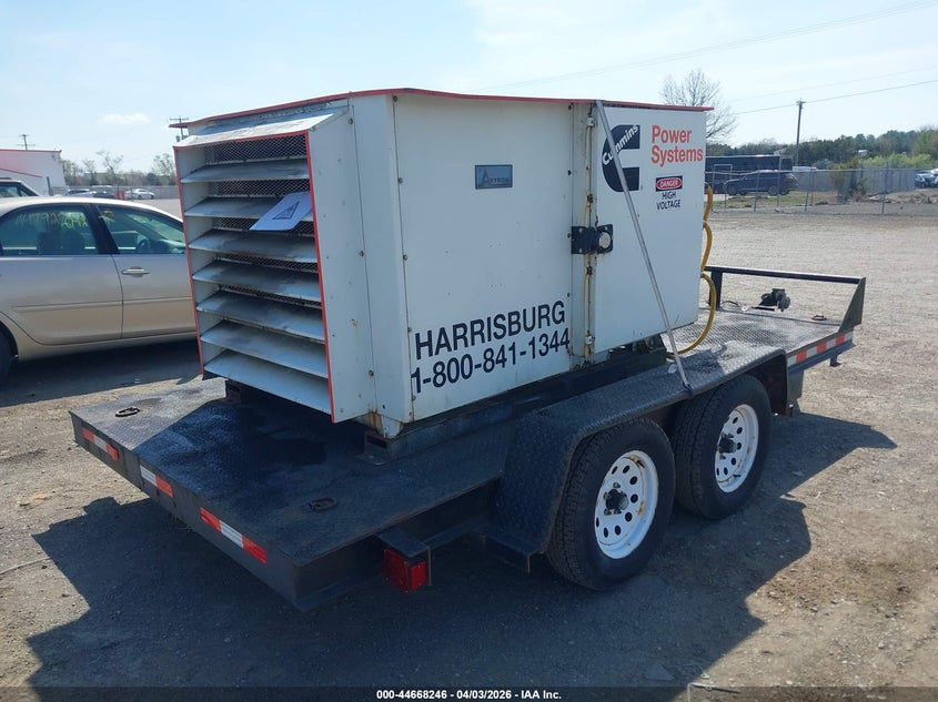 Vin: 4ymua1425av060633, lot: 45165357, trailer carry on 1000kw load 20104