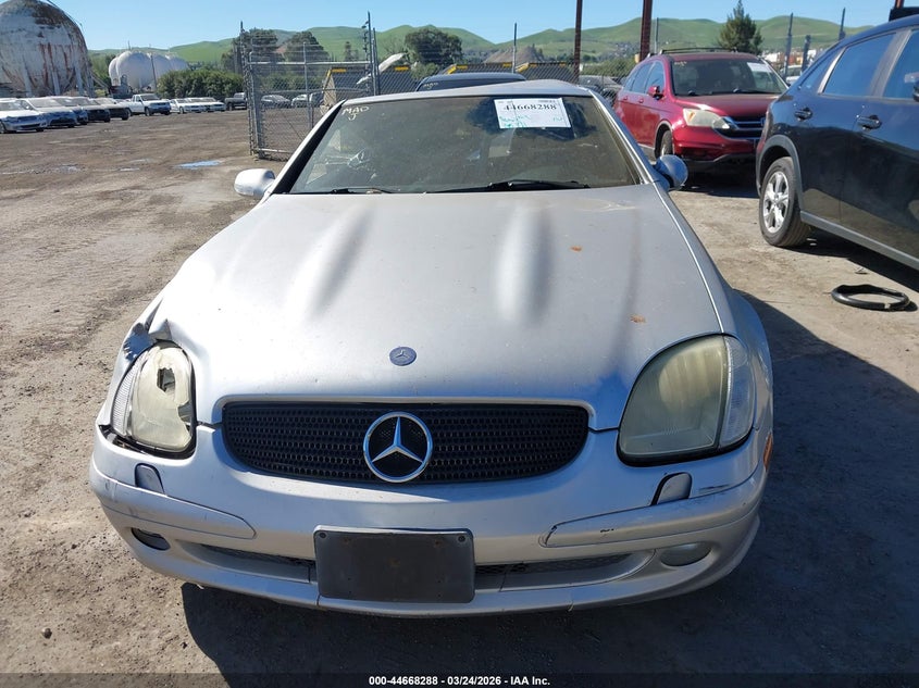 2001 Mercedes-Benz Slk 230 Kompressor VIN: WDBKK49F11F224733 Lot: 44668288