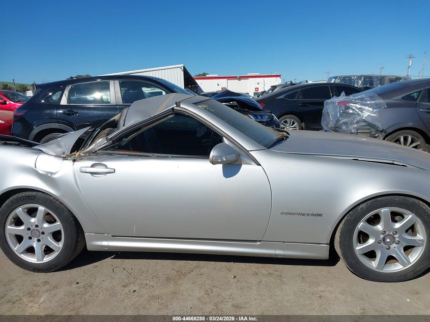 2001 Mercedes-Benz Slk 230 Kompressor VIN: WDBKK49F11F224733 Lot: 44668288