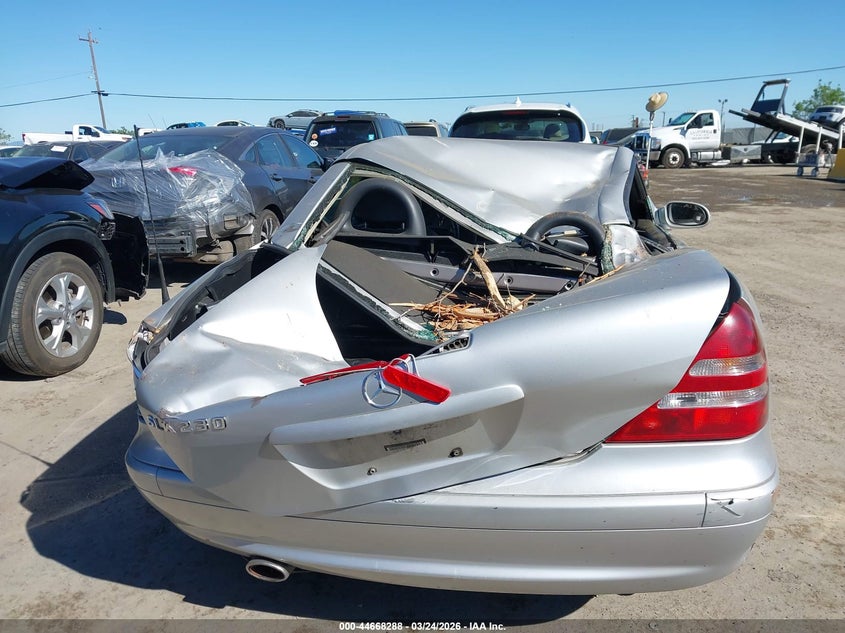 2001 Mercedes-Benz Slk 230 Kompressor VIN: WDBKK49F11F224733 Lot: 44668288