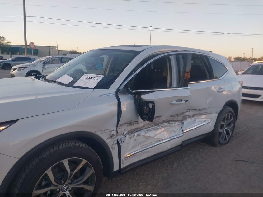 2022 Acura Mdx Technology Package VIN: 5J8YD9H45NL004846 Lot: 44668294