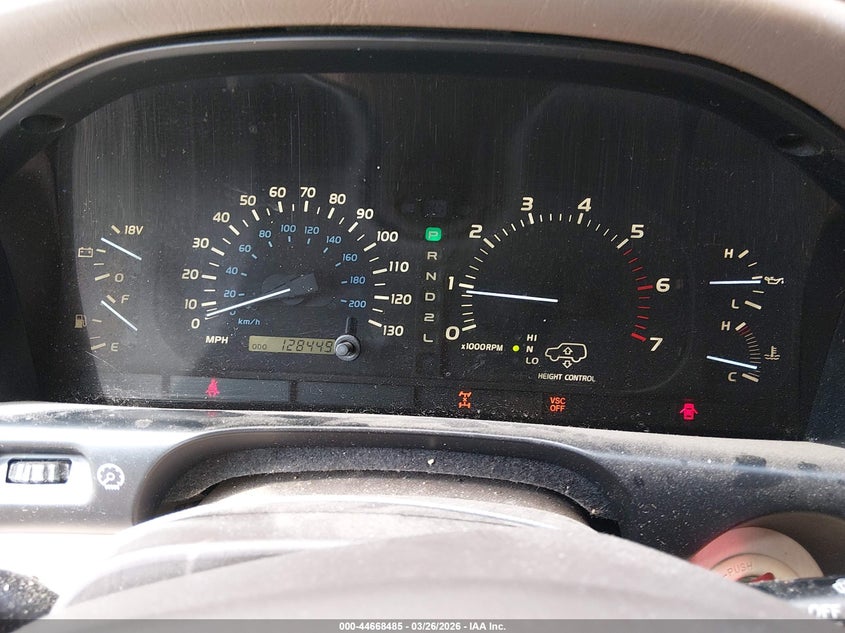 2000 Lexus Lx 470 VIN: JT6HT00WXY0119868 Lot: 44668485