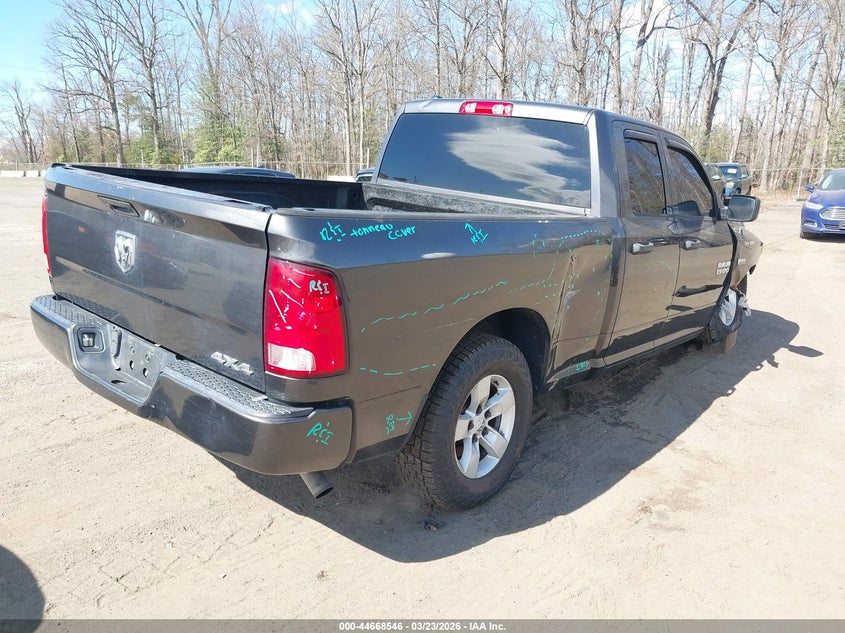 Vin: 1c6rr7ft5js351104, lot: 45165656, ram 1500 express  4x4 6'4 box 20184