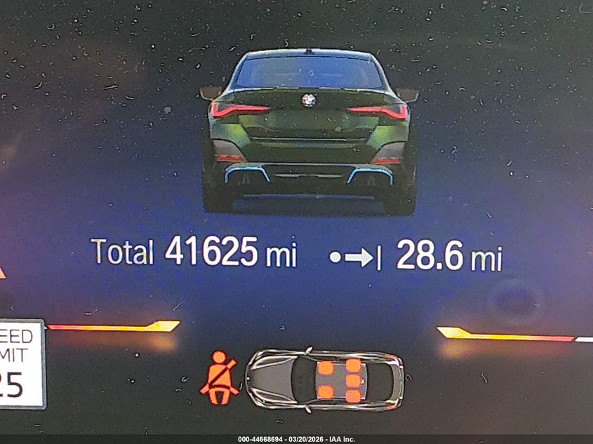 2022 BMW I4 Edrive40 VIN: WBY73AW00NFN17434 Lot: 44668694