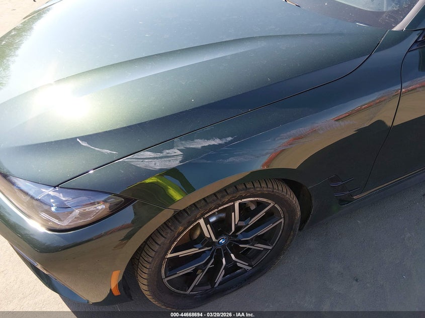 2022 BMW I4 Edrive40 VIN: WBY73AW00NFN17434 Lot: 44668694