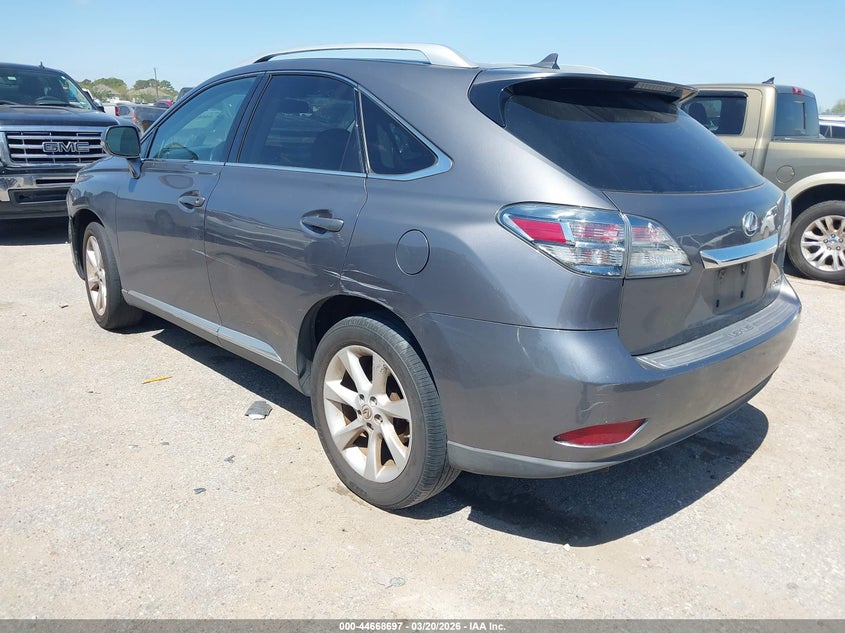 2012 Lexus Rx 3.5 Rx 350 grey Lot 111044668697 Vin 2T2ZK1BAXCC078191