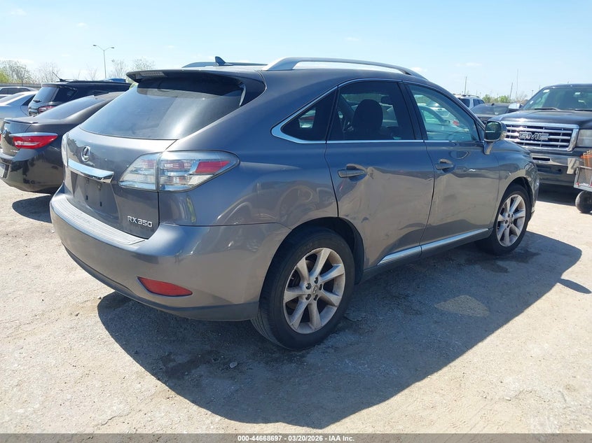 2012 Lexus Rx 3.5 Rx 350 grey Lot 111044668697 Vin 2T2ZK1BAXCC078191