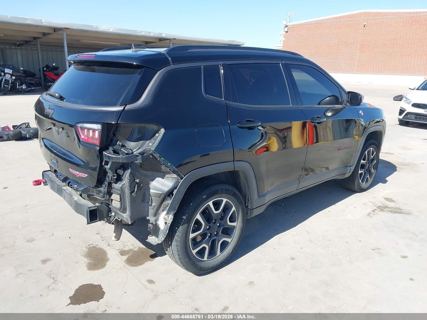 Vin: 3c4njddb9lt170497, lot: 45165871, jeep compass trailhawk 4x4 20204