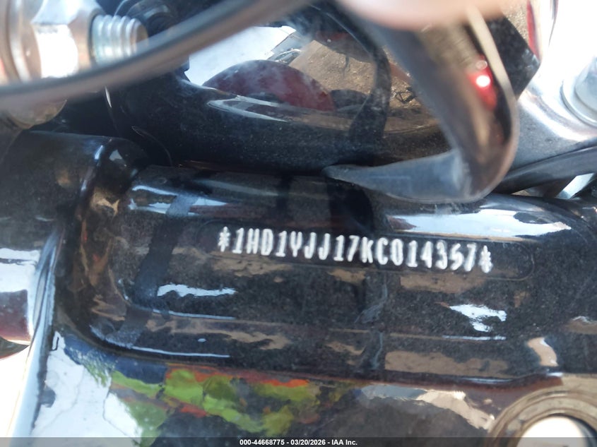 2019 Harley-Davidson Fxbb VIN: 1HD1YJJ17KC014357 Lot: 44668775