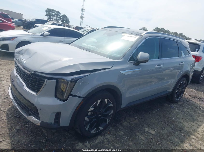 Vin: 5xyrh4jf3sg362296, lot: 45166109, kia sorento ex 20252