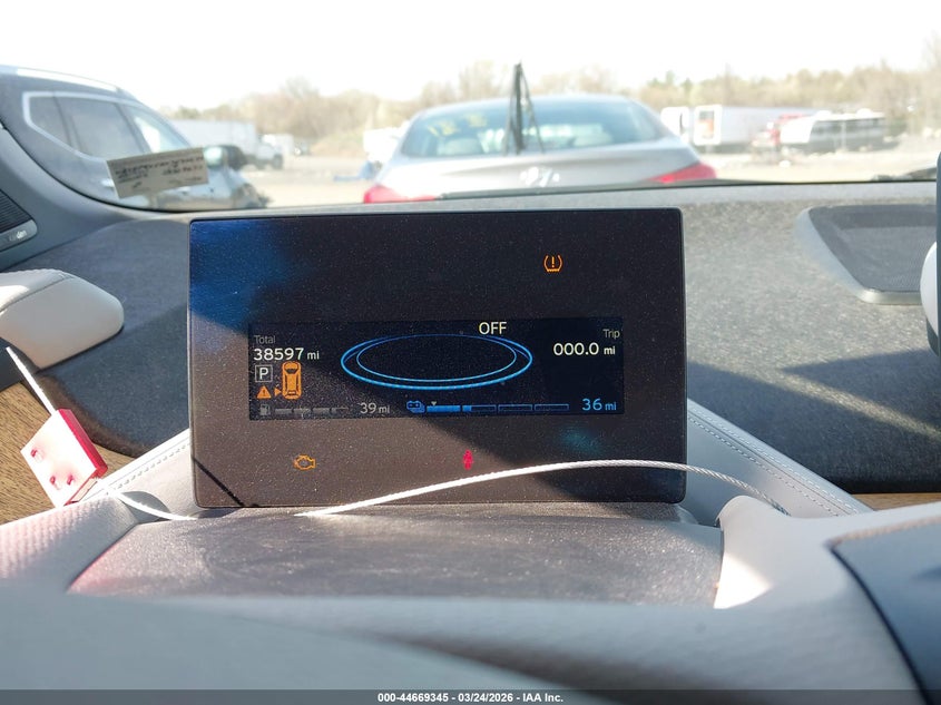 2019 BMW I3 120Ah W/Range Extender VIN: WBY8P4C58K7E20534 Lot: 44669345
