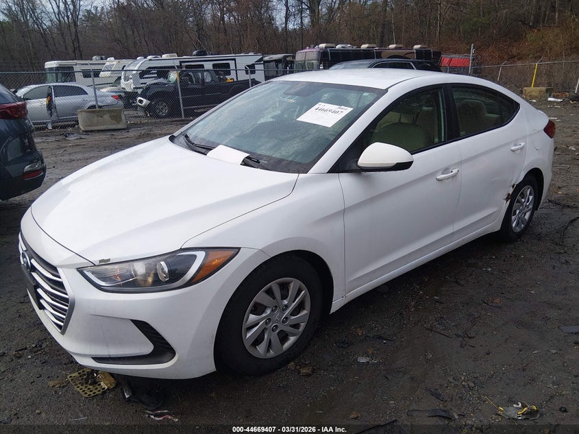 2018 Hyundai Elantra Se 5NPD74LF3JH351378 photo 1