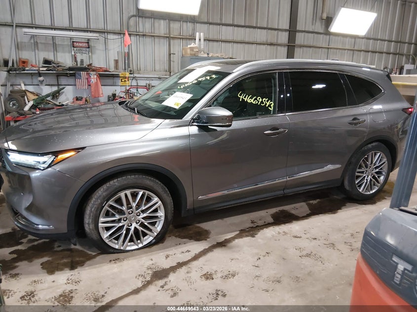 2022 Acura Mdx Advance Package VIN: 5J8YE1H83NL018455 Lot: 44669543