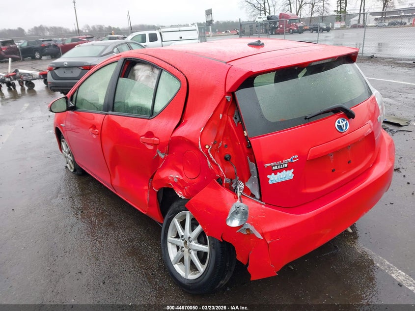 2012 Toyota Prius C Three