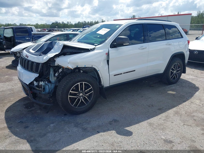 Vin: 1c4rjflmxjc423996, lot: 45167281, jeep grand cherokee trailhawk 4x4 20182