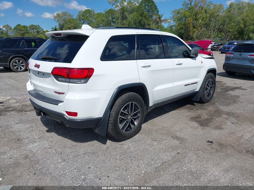 Vin: 1c4rjflmxjc423996, lot: 45167281, jeep grand cherokee trailhawk 4x4 20184