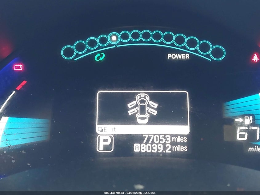 2017 Nissan Leaf S VIN: 1N4BZ0CP6HC303047 Lot: 44670553