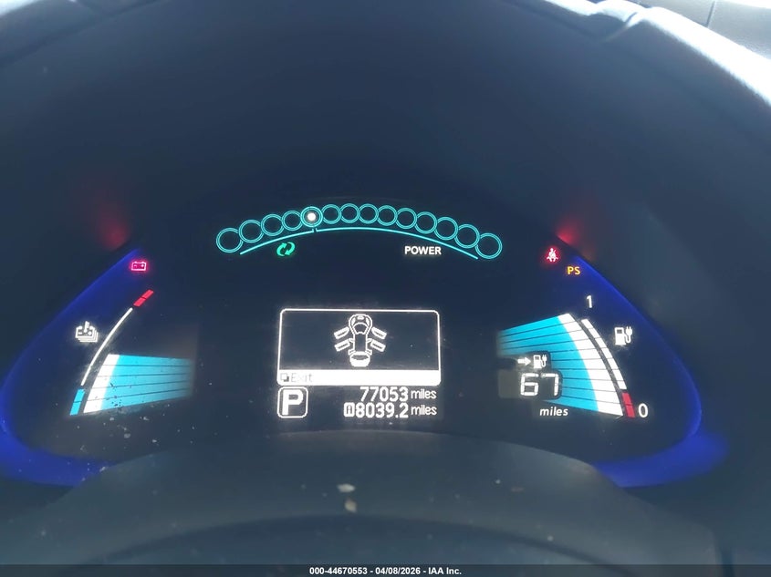 2017 Nissan Leaf S VIN: 1N4BZ0CP6HC303047 Lot: 44670553