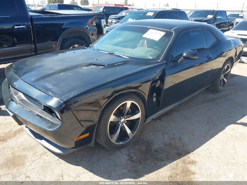 Vin: 2c3cdybt6dh634555, lot: 45167836, dodge challenger r/t classic 20132