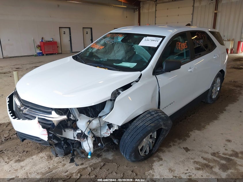 2022 Chevrolet Equinox Fwd Ls 3GNAXHEV0NS144125 photo 1