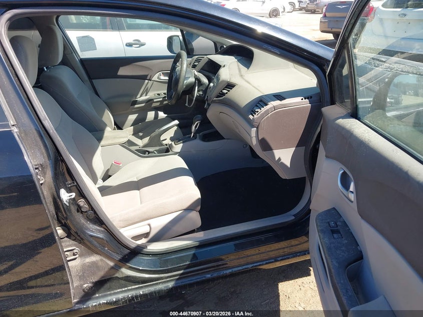 2012 Honda Civic 1.8 Ex black Lot 111044670907 Vin 19XFB2F89CE332771