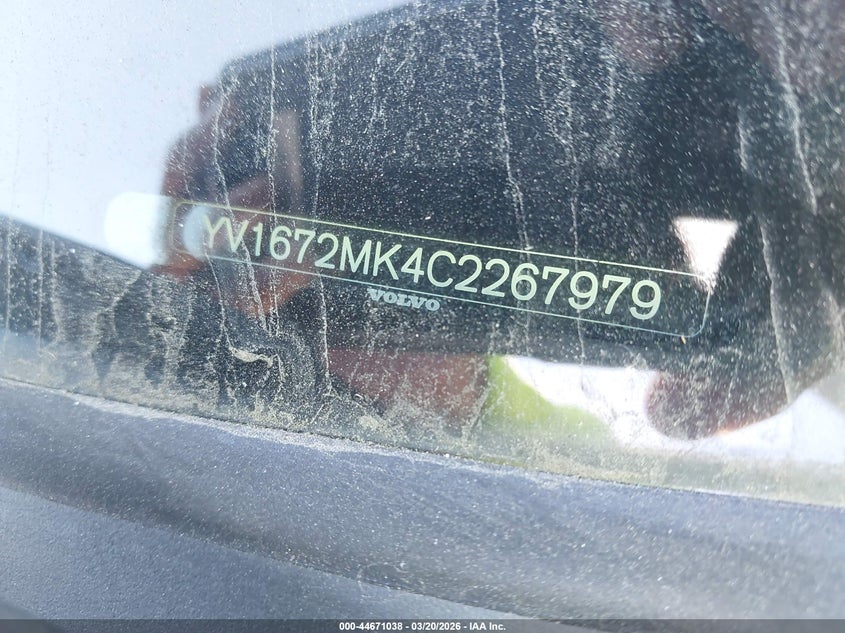 2012 Volvo C30 T5 VIN: YV1672MK4C2267979 Lot: 44671038