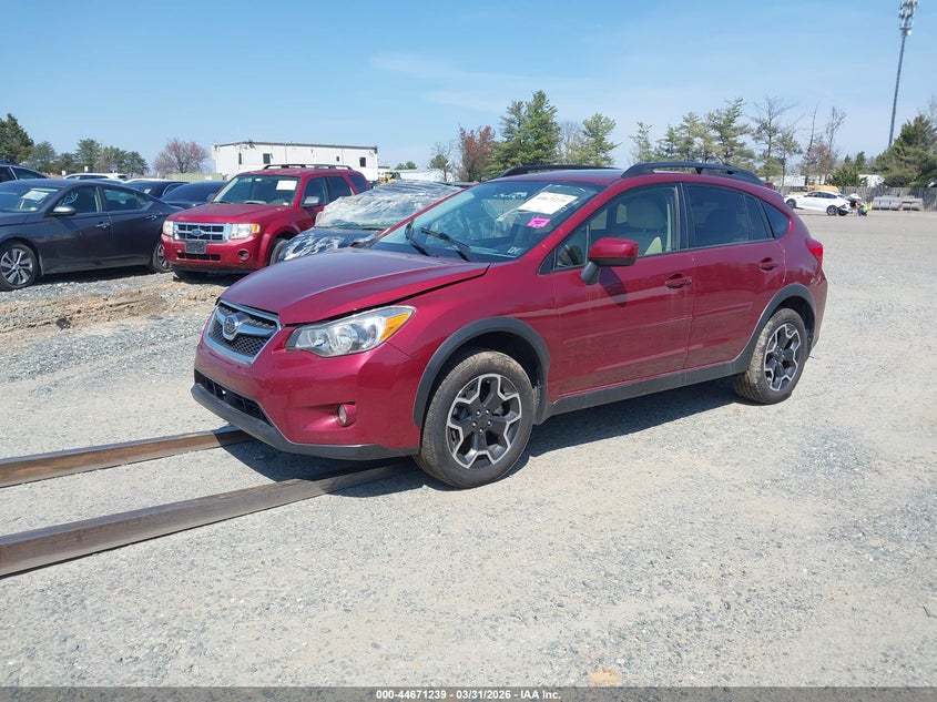 Vin: jf2gpadc5f8307311, lot: 45168349, subaru xv crosstrek 2.0i premium 20152