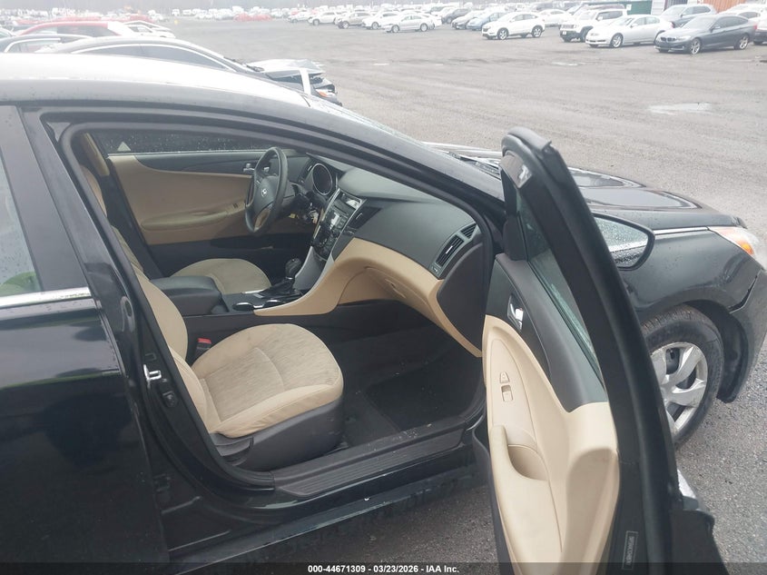 2012 Hyundai Sonata 2.4 Gls black Lot 111044671309 Vin 5NPEB4AC1CH488740