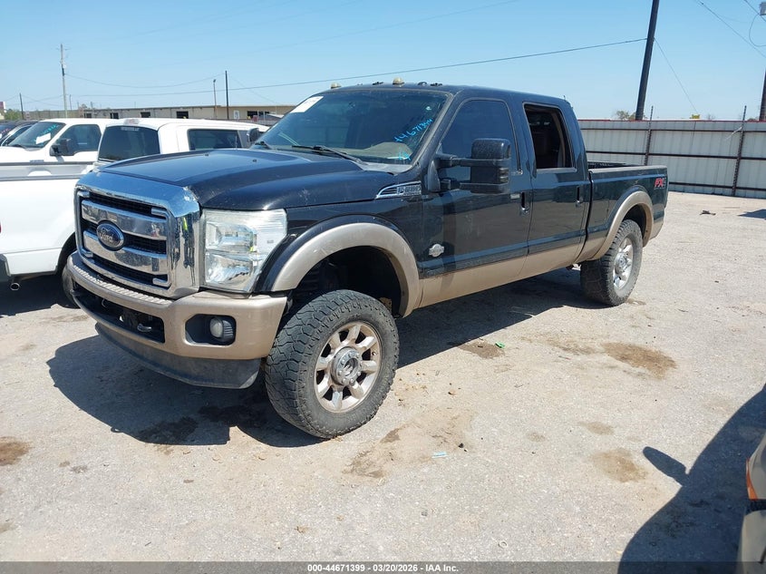 2012 Ford F250 6.7 F-250 King Ranch/Lariat/Xl/Xlt black Lot 111044671399 Vin 1FT7W2BT3CEB15814