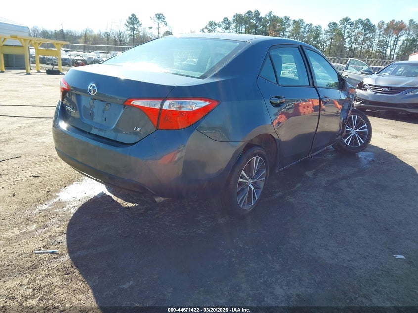 2016 Toyota Corolla Le Plus
