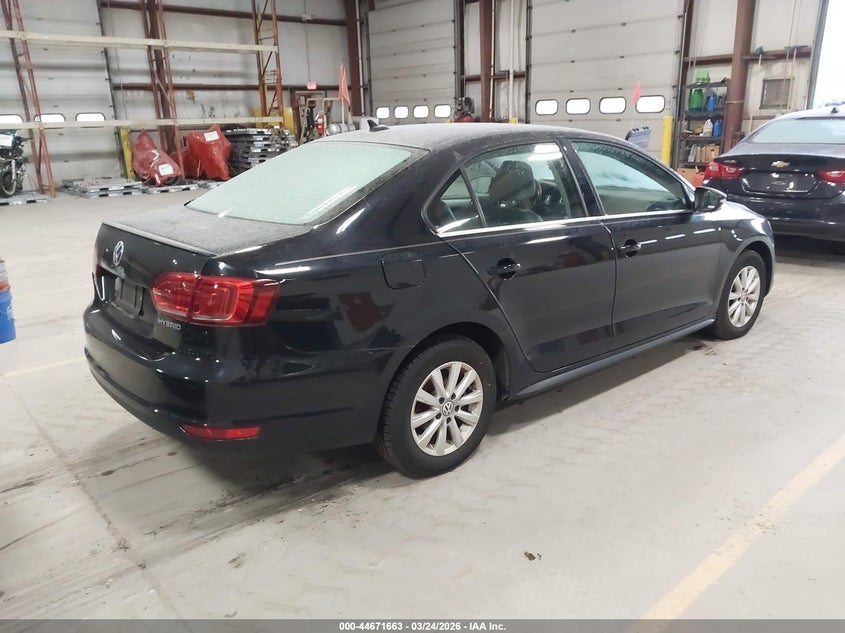 2014 VOLKSWAGEN JETTA HYBRID auction photo 4