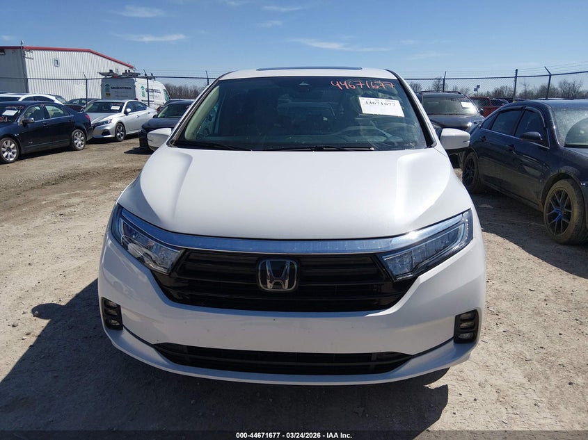 2022 Honda Odyssey Ex-L VIN: 5FNRL6H76NB036478 Lot: 44671677
