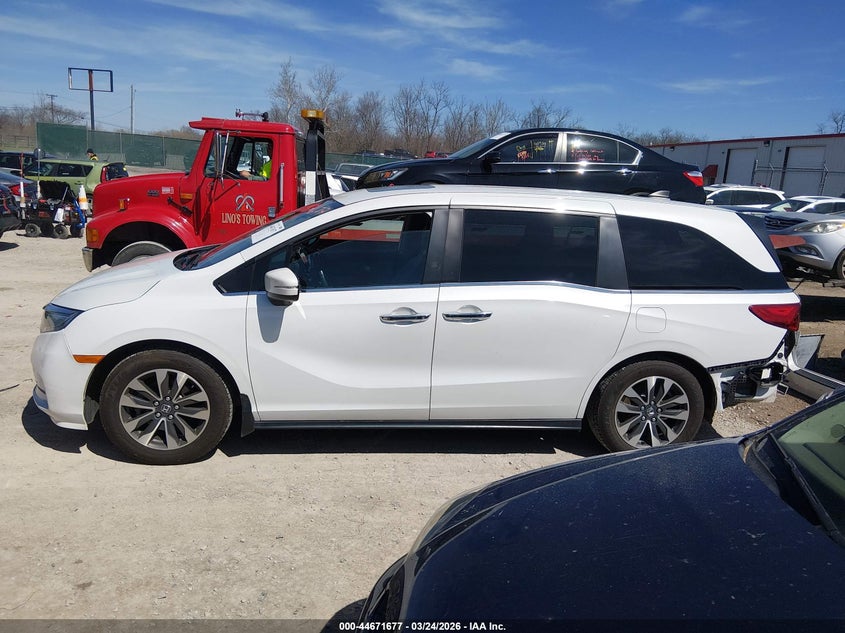 2022 Honda Odyssey Ex-L VIN: 5FNRL6H76NB036478 Lot: 44671677