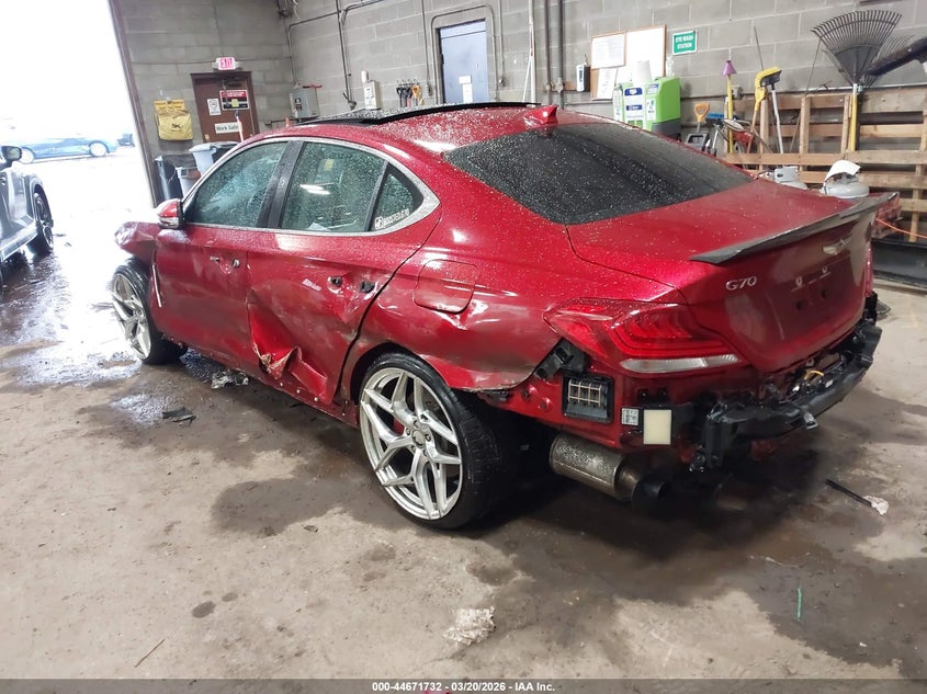 2019 Genesis G70 3.3T Advanced