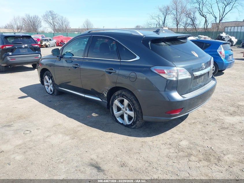Vin: 2t2bk1ba5bc092743, lot: 45168997, lexus rx 350 20113