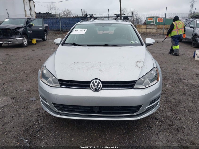2017 Volkswagen Golf Sportwagen Tsi S VIN: 3VW017AU9HM507186 Lot: 44672024