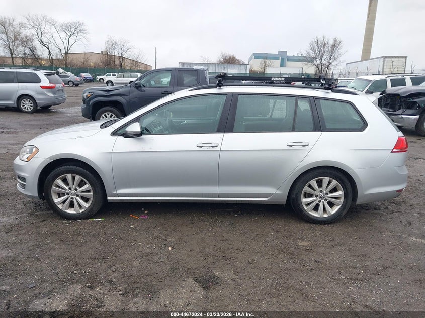 2017 Volkswagen Golf Sportwagen Tsi S VIN: 3VW017AU9HM507186 Lot: 44672024