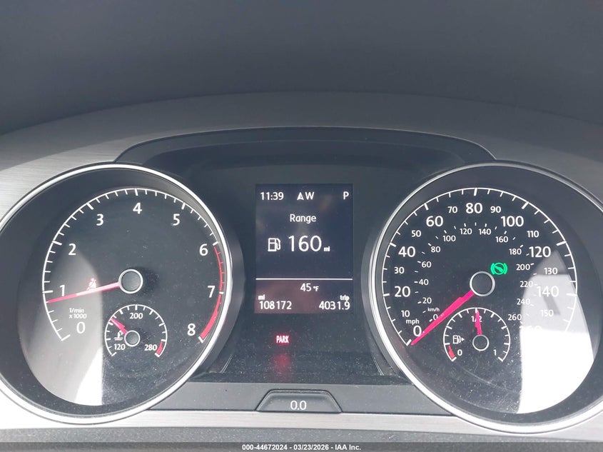 2017 Volkswagen Golf Sportwagen Tsi S VIN: 3VW017AU9HM507186 Lot: 44672024