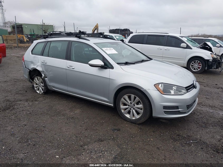 2017 Volkswagen Golf Sportwagen Tsi S VIN: 3VW017AU9HM507186 Lot: 44672024