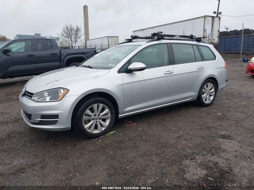 2017 Volkswagen Golf Sportwagen Tsi S VIN: 3VW017AU9HM507186 Lot: 44672024