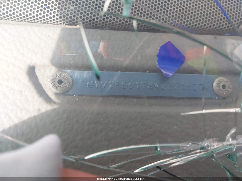 2004 Volvo S60 2.4 VIN: YV1RS61T842321527 Lot: 44672512