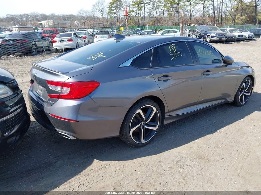 VIN 1HGCV1F32LA138337 2020 HONDA ACCORD SPORT