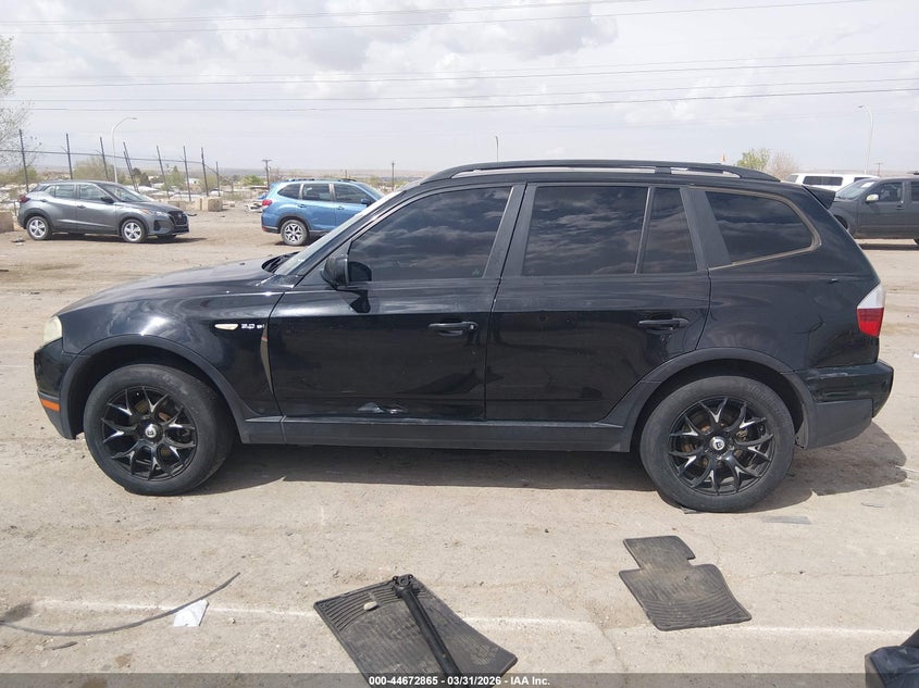 2007 BMW X3 3.0Si VIN: WBXPC93457WF07093 Lot: 44672865