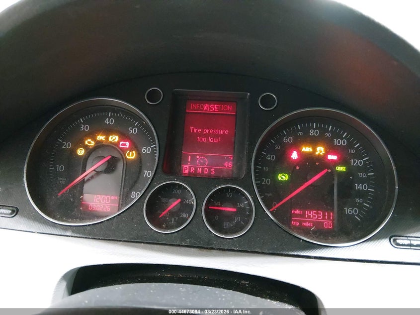 2006 Volkswagen Passat 3.6 VIN: WVWBU73C26P131992 Lot: 44673094