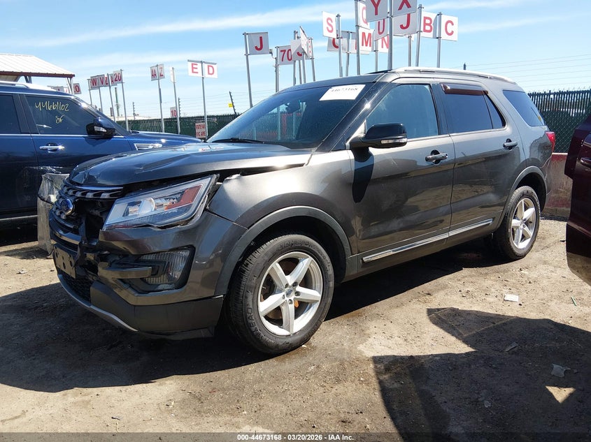 Vin: 1fm5k8d8xgga22499, lot: 45170278, ford explorer xlt 20162