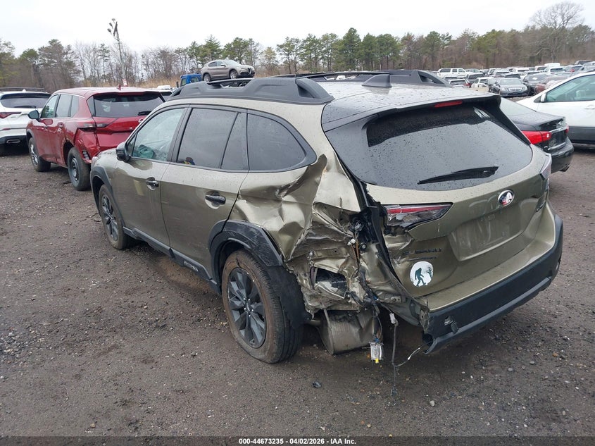 Vin: 4s4btalcxr3200791, lot: 45170345, subaru outback onyx edition 20243